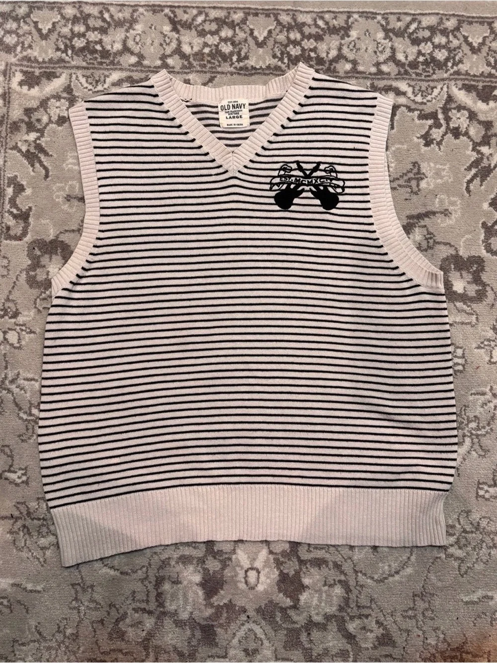 Old Nevy Vest Kids Size Large 13yo